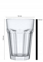 Szklanki wysokie 410 ml 6 szt do latte wody soków drinków lemoniady koktajle, long drinki, napoje chłodzące, wielorazowe