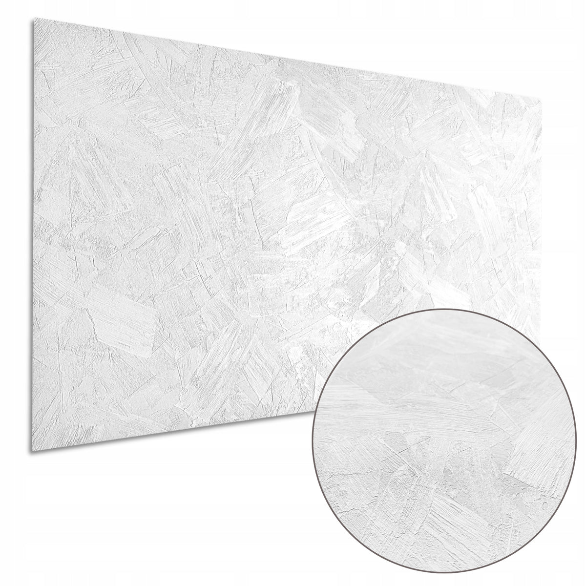Samoprzylepny Panel Ścienny Biały 100x60 Stylowy Efekt Betonu XXL B3 okładzina dekoracyjna do wnętrz, tworzywo
