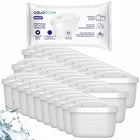 30x Filtr do dzbanek Brita Marella XL Elemaris Style - wkłady Aquafloow do dzbanka biały