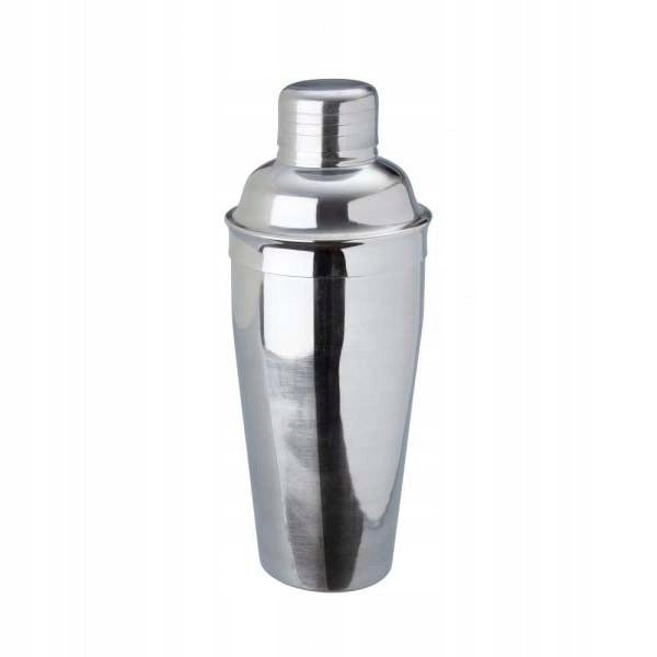 Shaker barmański 3-częściowy z sitkiem 750 ml do drinków, metalowy szejker koktajlowy, mieszanie napojów, wyposażenie domowego baru