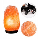 LAMPA SOLNA 3-5 kg sól himalajska JONIZATOR LAMPKA NOCNA Z SOLI NATURALNA ozdobne oświetlenie wnętrz, żarówka w
