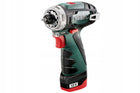 METABO Wiertarko-wkrętarka 12V PowerMaxx BS Basic 2x2,0Ah 600984500 do montażu, zasilanie akumulatorowe, moment