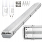 Oprawa Hermetyczna lampa LED 120cm + 2 świetlówki Wodoszczelna Do Garażu G13 18W 1800 lm biała zimna do warsztatu i