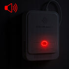 Czujnik Gazu Ziemnego Metan CH4 Qoltec Detektor 85dB LED 230V Certyfikat alarm do wykrywania wycieków, przewodowy
