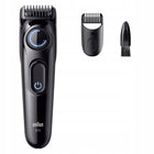 Braun Series 3 BT3500 Trymer do zarostu męski + grzebień + szczoteczka czarny
