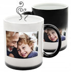 MAGICZNY FOTO KUBEK ZMIENIAJĄCY KOLOR Z TWOIM WŁASNYM NADRUKIEM NA PREZENT ceramiczny 330 ml ze zdjęciem lub imieniem