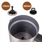 Spieniacz do mleka elektryczny 4 tryby podgrzewacz 4w1 300ml 500W eldom dzbankowy do kawy, 2 końcówki, termoizolacja