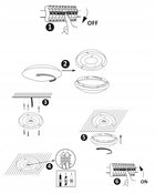 Plafon LED Lampa Sufitowa z Czujnikiem Ruchu PIR 12W 960lm IP44 4000K Biała okrągła oprawa oświetleniowa, zintegrowane