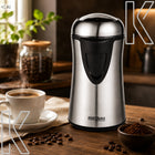Młynek do kawy elektryczny do mielenia mocny orzechów przypraw grinder 300W 60 g 300 w metal, tworzywo sztuczne