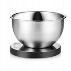 Waga kuchenna elektroniczna z miską BowlScale precyzyjna dotykowy panel LCD do odmierzania składników, tara, 5 kg