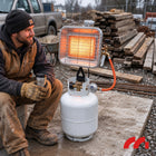 PIECYK NA GAZ PROMIENNIK GRZEJNIK GAZOWY UCHWYT NA BUTLE SŁONECZKO 4500W 4500 W