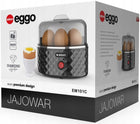 Jajowar do gotowania jajek miarka eldom EM101C automat do 7 Jaj EggCooker 380 w czarny tworzywo sztuczne