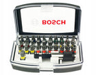 Zestaw bitów Bosch 32-elementowy PH/PZ/Torx/HEX 25 mm końcówki wkrętakowe 1/4 cala, płaskie, imbusowe, do wkrętarki