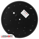 Plafon LED lampa sufitowa mała 30cm okrągła czarna panel do pokoju jasny oprawa oświetleniowa z wbudowanym źródłem