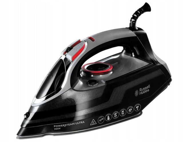 Żelazko Russell Hobbs Iron 20630-56 3100W 0,35l ceramika prasowanie ubrań, parowe, wyrzut pary 210 g/min, auto wyłącznik, blokada kapania