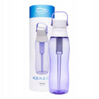 Butelka filtrująca na wodę aqualogis bidon Aqua&Go Tritan Fioletowa 750ml fioletowy