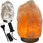 LAMPA SOLNA Himalajska XXL 13-15KG JONIZATOR Lampka Naturalna bryła SOLI oświetlenie dekoracyjne do wnętrz, żarówka w
