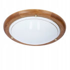 Plafon Candellux 1030 okrągły drewniany dąb 30 cm E27 lampa sufitowa, beżowa oprawa bez żarówki