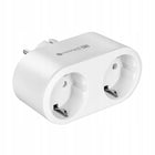 Inteligentne Gniazdko podwójne WiFi Kruger&Matz Connect P5 Tuya programator wtyczka smart do automatyki domowej