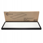 Panel LED Sufitowy 40W natynkowy 90 x 30cm Plafon Czarny barwa 4000K lampa prostokątna do salonu, kuchni i biura