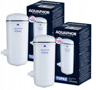 2 x Wkład do filtra wody na kran Aquaphor Topaz biały