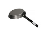 PATELNIA STALOWA CYGAŃSKA KOWBOJSKA WĘGLOWA 26CM RĄCZKA METALOWA WOK do smażenia, do piekarnika, okrągła, tradycyjna