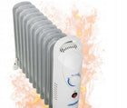 GRZEJNIK OLEJOWY ELEKTRYCZNY DO DOMU ŁAZIENKI POKOJU PRZENOŚNY 1200W 420 mm 400 mm grzewcza biały