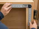 Kątomierz Elektroniczny Cyfrowy Wyświetlacz LCD 200mm 360° Linijka Tworzywo miernik kąta do prac budowlanych
