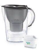 Dzbanek filtrujący Brita Marella 2,4 l czarny + 3 Maxtra Pro PP karafka z filtrem, do wody pitnej, 3 wymienne wkłady