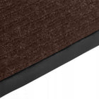 Wycieraczka do butów domu pod drzwi wejściowa duża gumowa mocna 60X90 cm mata tekstylna PVC brązowa wewnętrzna 7 mm