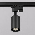 Zestaw Szynoprzewód Szyna 1m + 4x Lampa GU10 LED Oświetlenie szynowe czarny system sufitowy do salonu, kuchni i