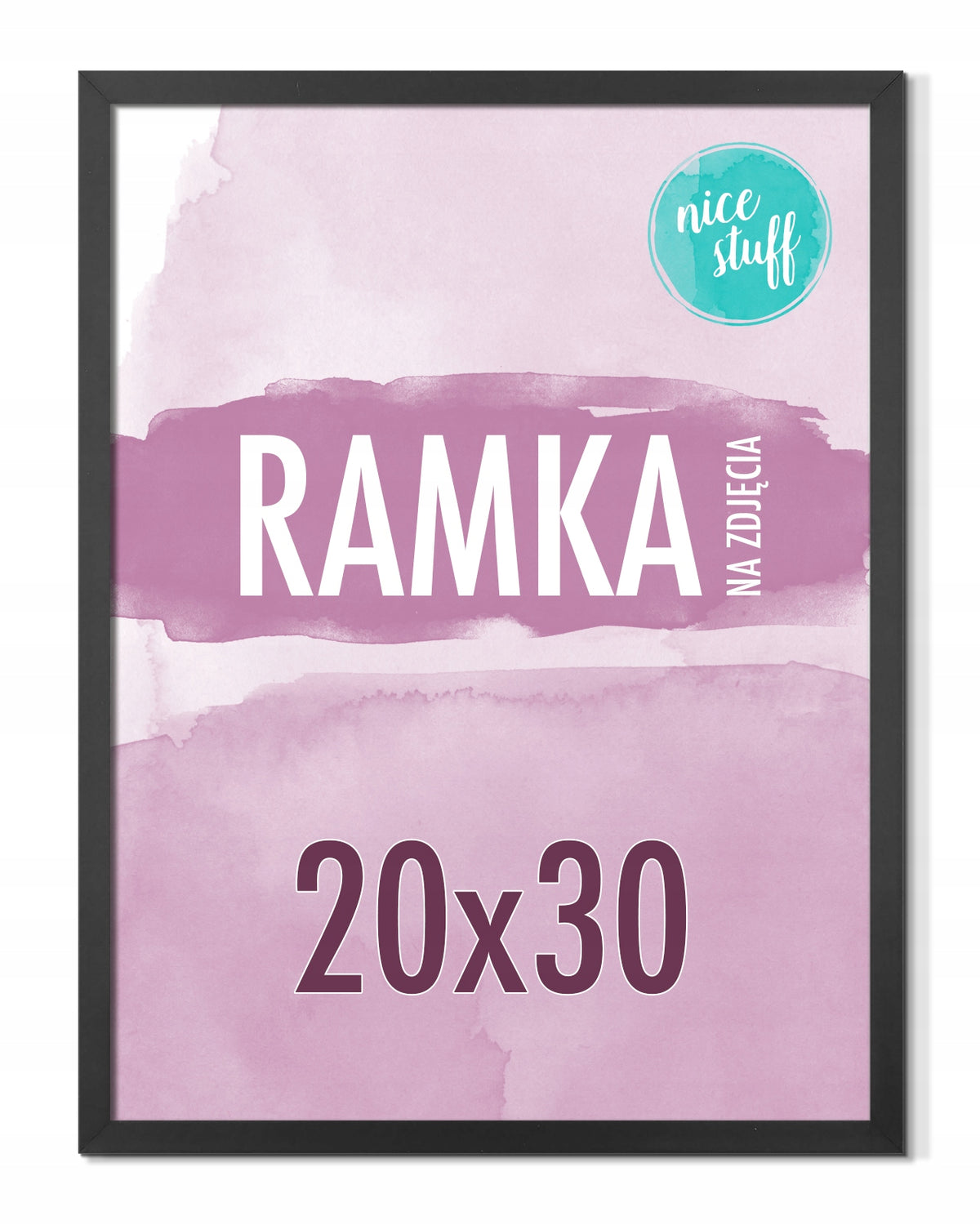 Ramka na zdjęcia 20x30 A4 Ramka 20x30 Ramki na zdjęcie czarna MDF czarne oprawa fotografii, dekoracja ścienna, drewniana