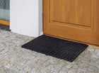 Wycieraczka pod drzwi do butów mata wejściowa gumowa ażurowa 60X80 22mm czarna, uniwersalna, przed wejście