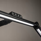 Lampa biurkowa kreślarska LED regulacja temperatury barwy światła Glow D1 ściemniana do czytania, nauki i