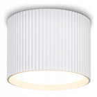 Oprawa Halogenowa GX53 Lampa Sufitowa TUBA LED Natynkowa Ryflowana SPOT okrągła biała aluminiowa do wnętrz