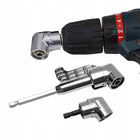 ADAPTER KĄTOWY 105° Duzy + Mały DO WKRĘTARKI 1/4" HEX przystawka, uchwyt bitów, praca w ciasnych przestrzeniach