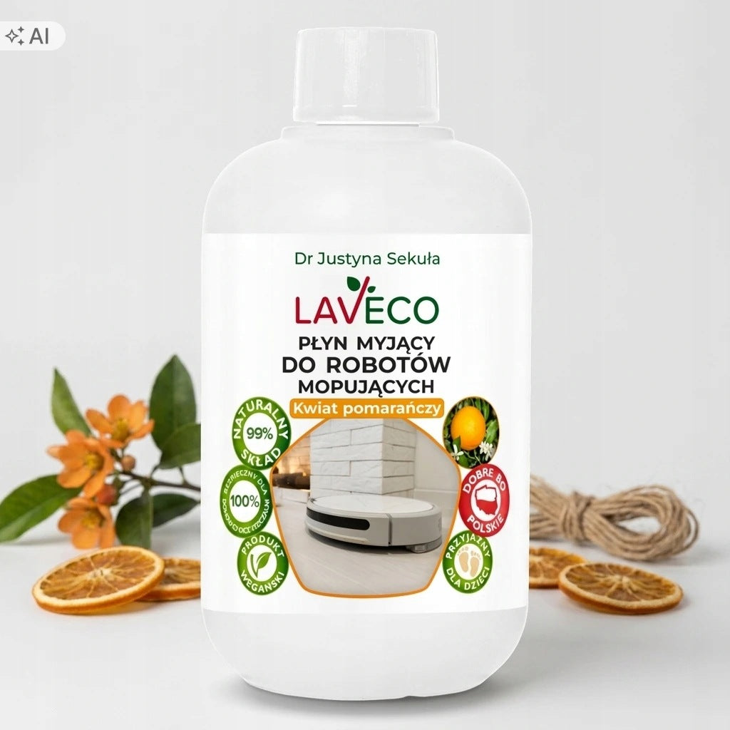 Płyny myjący do robotów mopujący i odkurzaczy myjących - do mycia podłóg detergent, preparat czyszczący, 500 ml