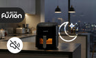 Frytkownica beztłuszczowa 4,5l AIR fryer 1500W frytownica panel 8 programów czarny