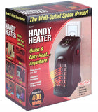 Mini grzejnik elektryczny farelka do kontaktu pilot heater 400W ogrzewacz czarny ceramiczny termowentylator z