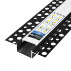 Profil Aluminiowy LED 2m Do Płyt GK Gipsowych 20mm Wpuszczany Regips klosz kanał do taśmy, listwa do sufitu