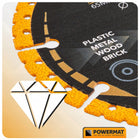 Tarcza diamentowa uniwersalna do metalu drewna cegieł ceramiki PCV 125 MM 1 szt.