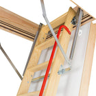 Schody strychowe fakro LWT 80x120 # ciepłe drabina składana na poddasze, wejście na strych, ocieplana klapa, izolacja