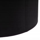 Lampa wisząca duża abażur XL 60cm welur czarny złoty żyrandol sufitowy 3-punktowy, oprawa E27 z tkaniny do salonu