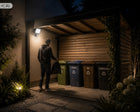 Naświetlacz LED 50W Halogen z czujnik ruchu Zmierzchu 4500lm 4000K Czujka lampa zewnętrzna IP44, reflektor do ogrodu