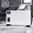 Grzejnik elektryczny konwektorowy EBERG CONVY 2300W energooszczędny WiFi 680 mm 410 mm grzewcza biały