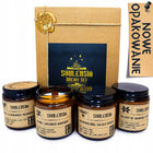 Świece Sojowe Zapachowa, handmade, eko Zestaw 4 x Świeczka naturalna 100ml drewniany knot, do 50h palenia, do domu