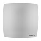 Wentylator łazienkowy 120 MM S srebrny klapa zwrotna cichy ścienny 230V do wentylacji pomieszczeń, wyciąg powietrza