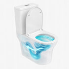 Kompakt WC wirowy poziomy lavita ecolet 3.0 z deską wolnoopadająca miska ustępowa bezkołnierzowa do łazienki, 35x66x83