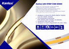 Taśma LED Kanlux lcob 3W/M 12 IP00-WW pasek świetlny, oświetlenie dekoracyjne, 5 m, 1440 lm, 15 w, 12 V DC, ciepła biel