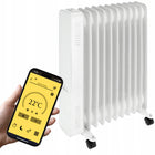 Grzejnik olejowy elektryczny Mission Air OSLO biały 2500W biały WIFI TIMER 120 mm 630 mm grzewcza